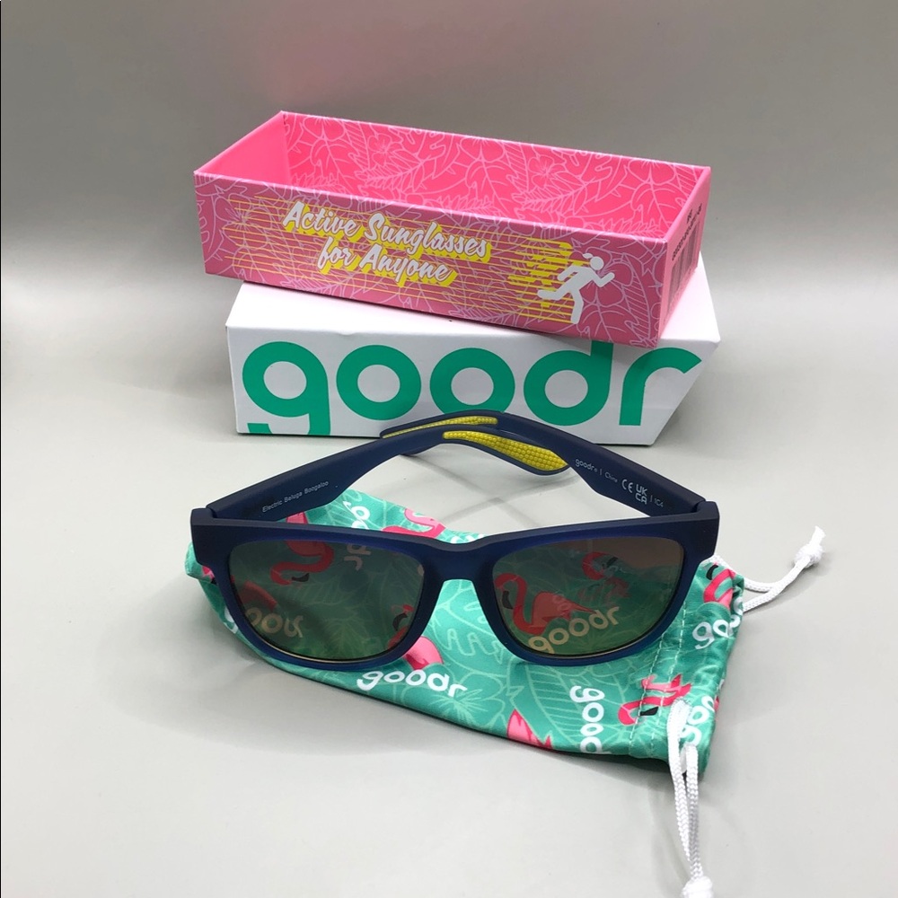 Goodr Electric Beluga Boogaloo Unisex Sunglasses New in Box